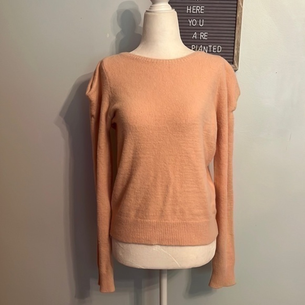 NWT express pink sweater long sleeve crew neck soft size small
